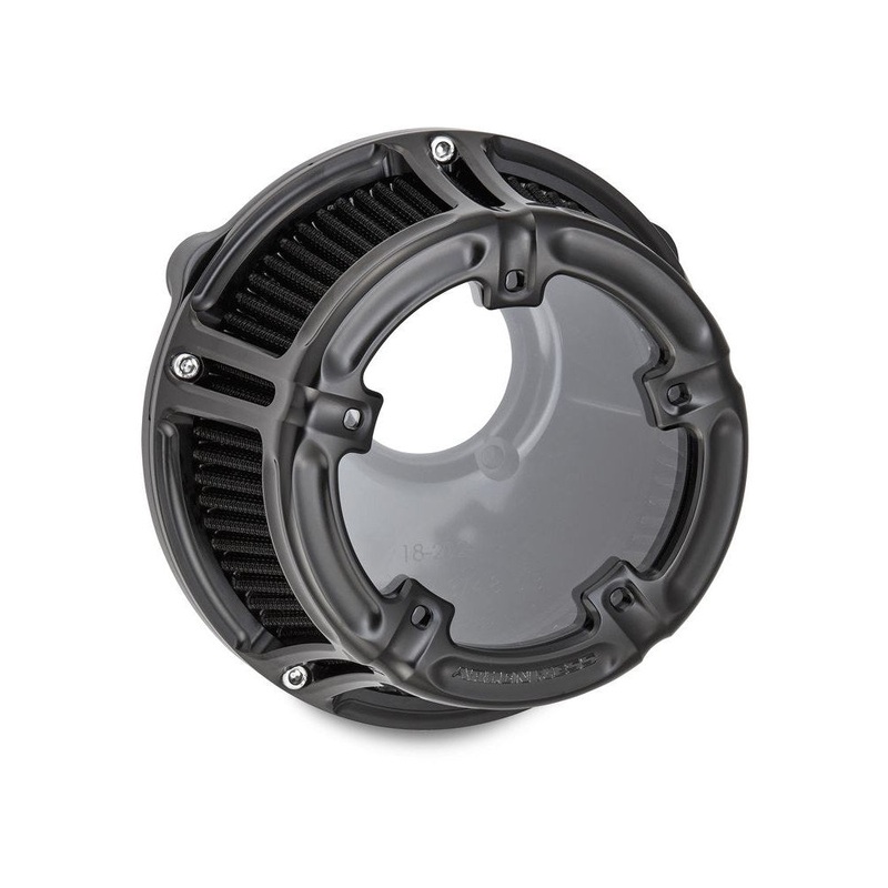 Method Air Cleaner Kit Black. Fits Big Twins 1999-2017 with CV Carb or Cable Operated Delphi EFI.