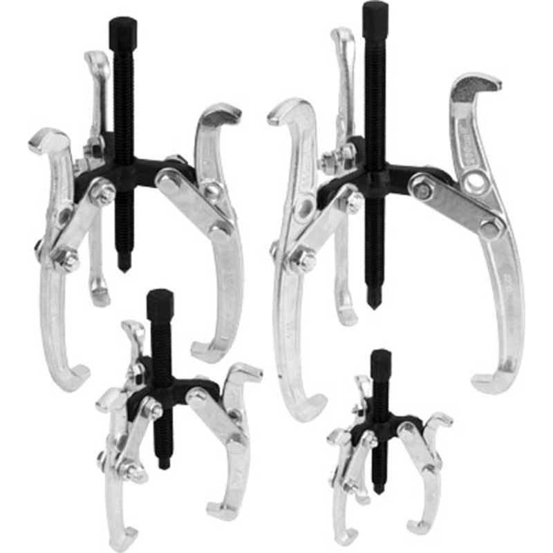Performance Tool – 4 Piece 3-Jaw Gear Puller Set