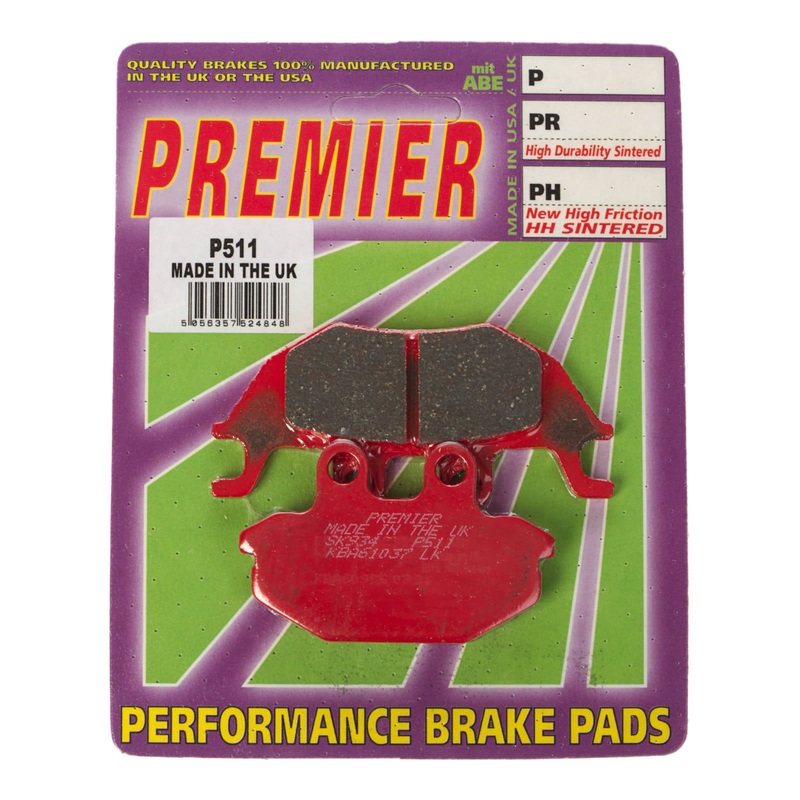 Premier Brake Pads – P Organic Standard