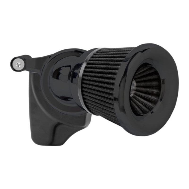 Velocity 65 Degree Air Cleaner Kit – Black. Fits Twin Cam 2008-2017 with Throttle-by-Wire.
