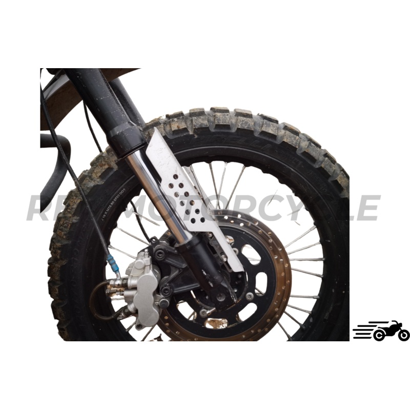 Universal aluminum motorcycle fork guard