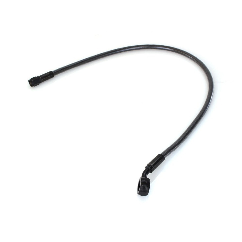 22in. Upper Front Brake Line with 12mm x 35 Degree Banjo – Black Pearl.