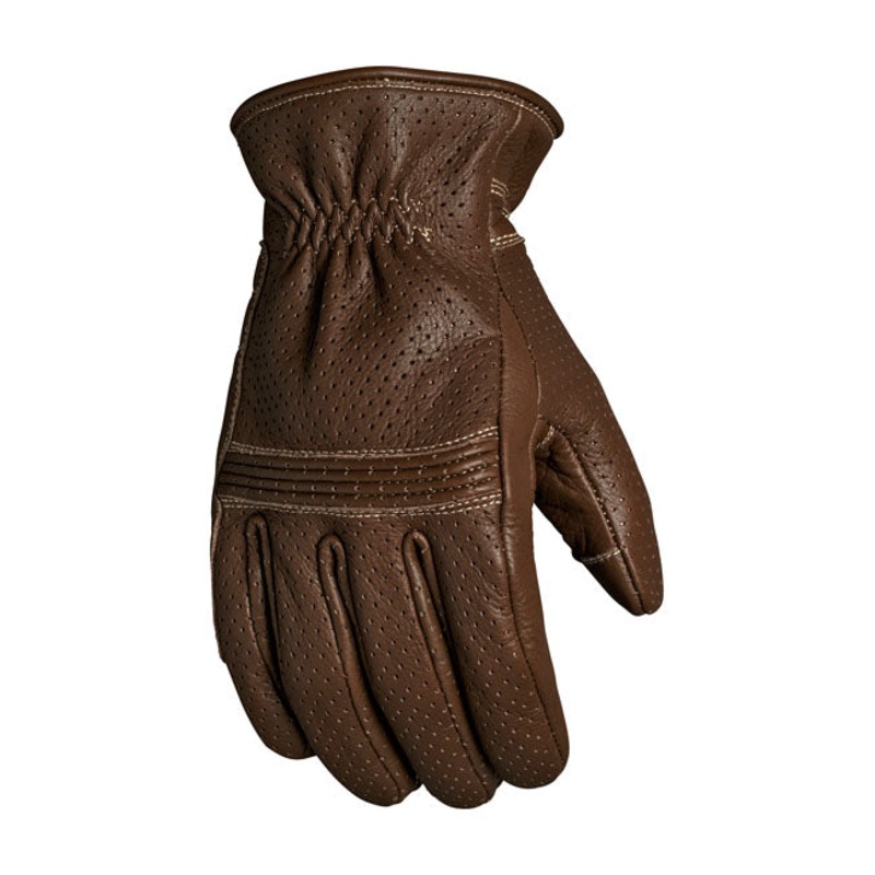 Roland Sands Design Wellington Leather Gloves Tobacco