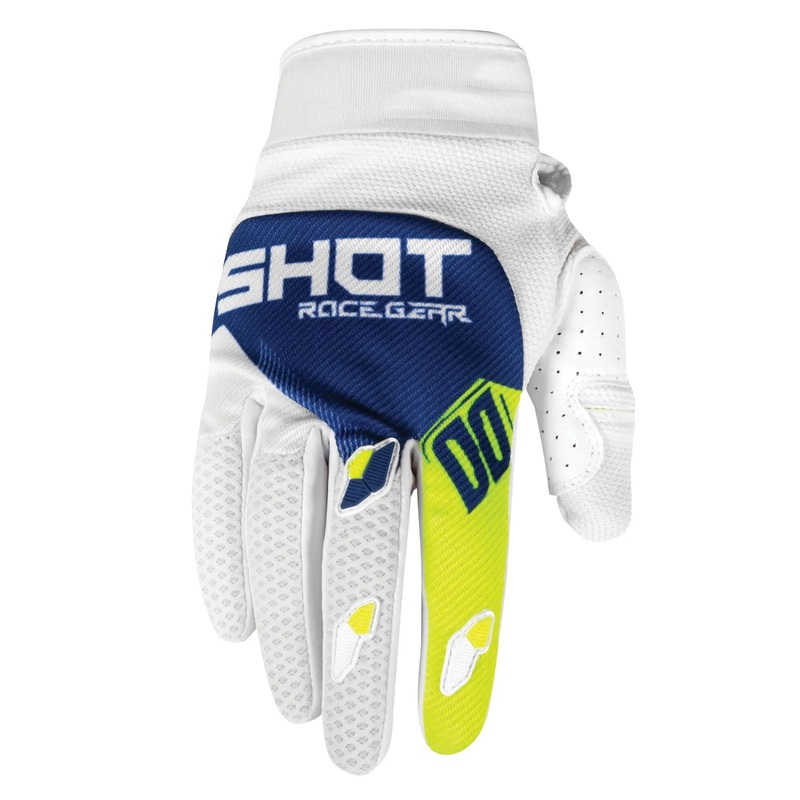 Shot Contact Gloves Trust Blue / White