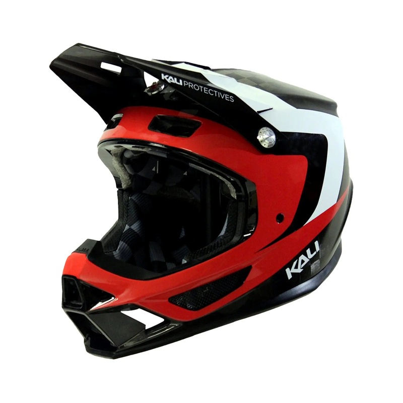 Kali Trinity Carbon Quake Cycle Helmet Black / Red / White