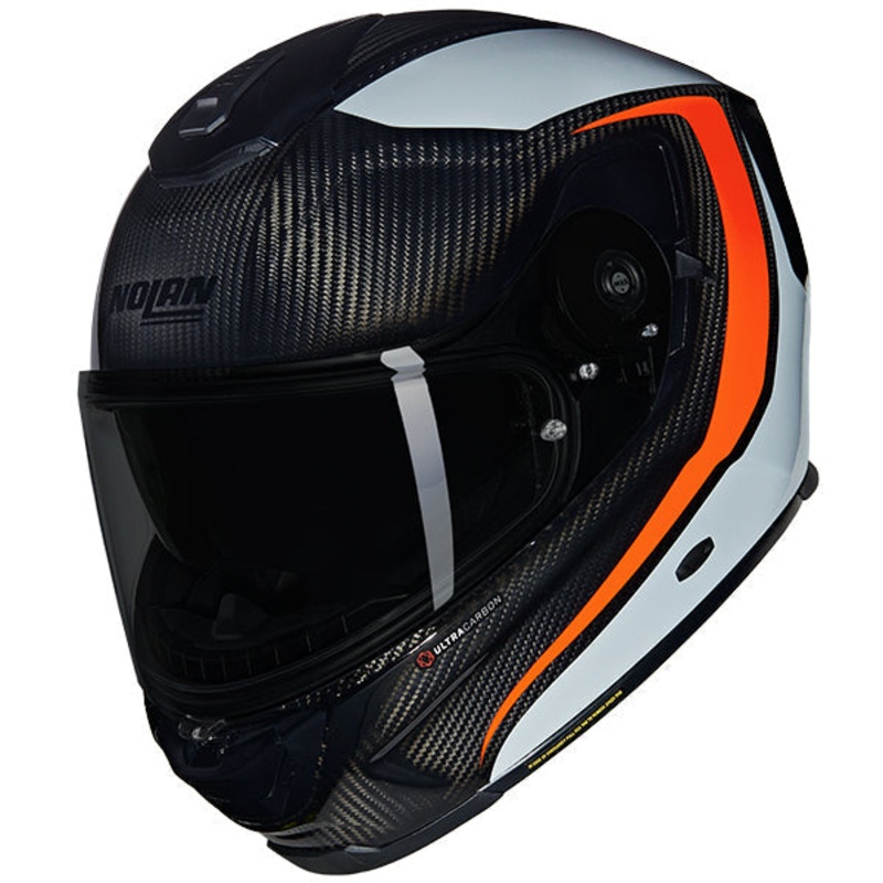 Nolan X-903 Ultra Carbon Intrigo Carbon / Orange / White