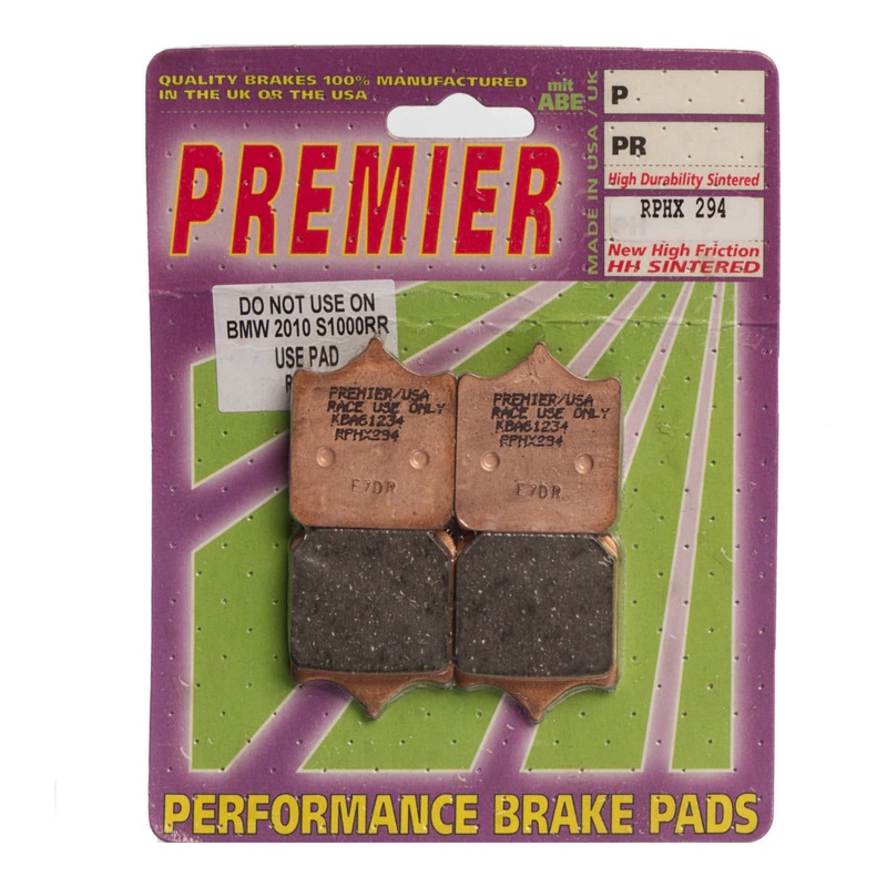 Premier Brake Pads – RPHX Sintered Racing Only