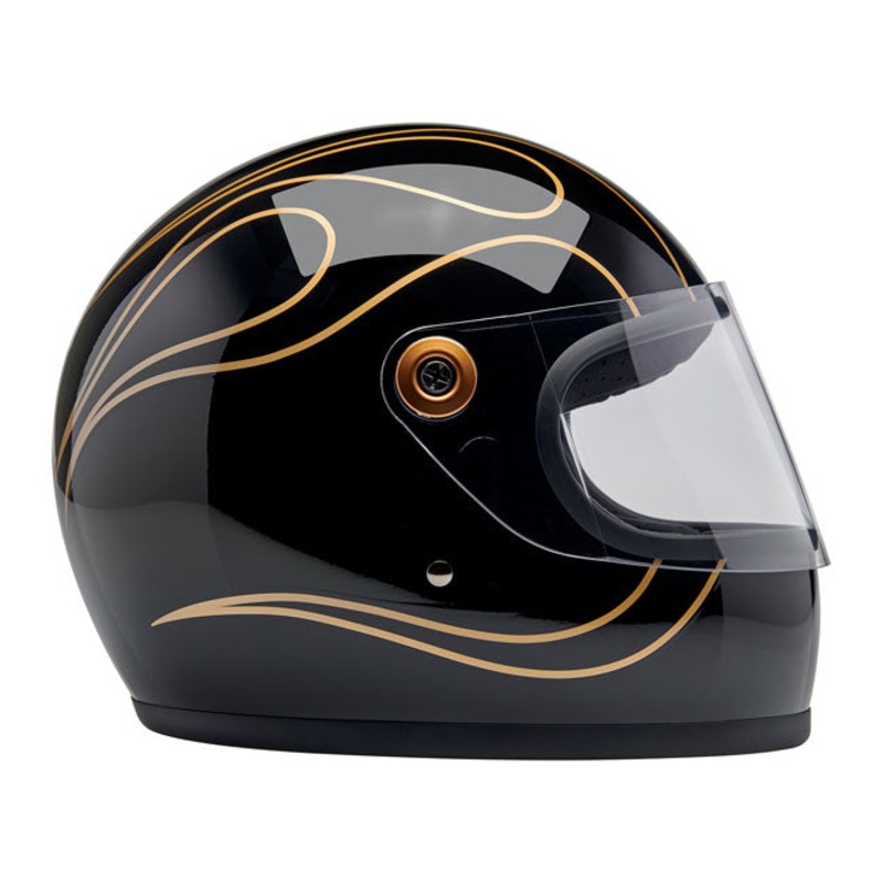 Biltwell Gringo S Gloss Black Flames