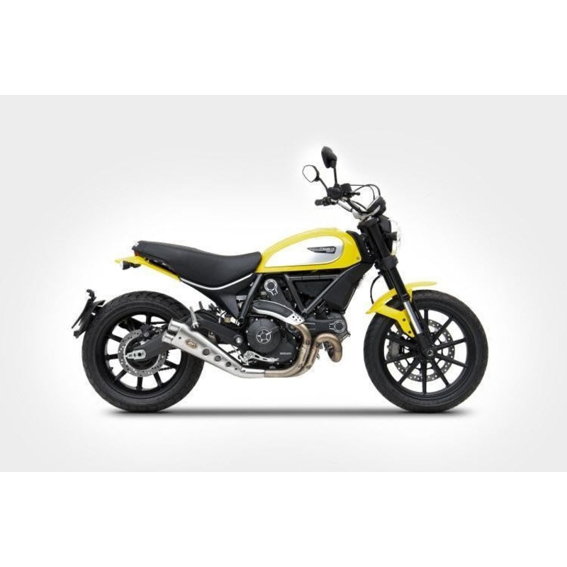 Ducati Scrambler Exhaust Zard Low Mounted Special Edition Steel Racing Silencer muffler  ZD 778SSR