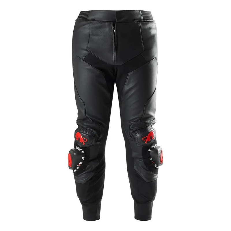 Furygan Drack Leather Trouser Black / Red / Red