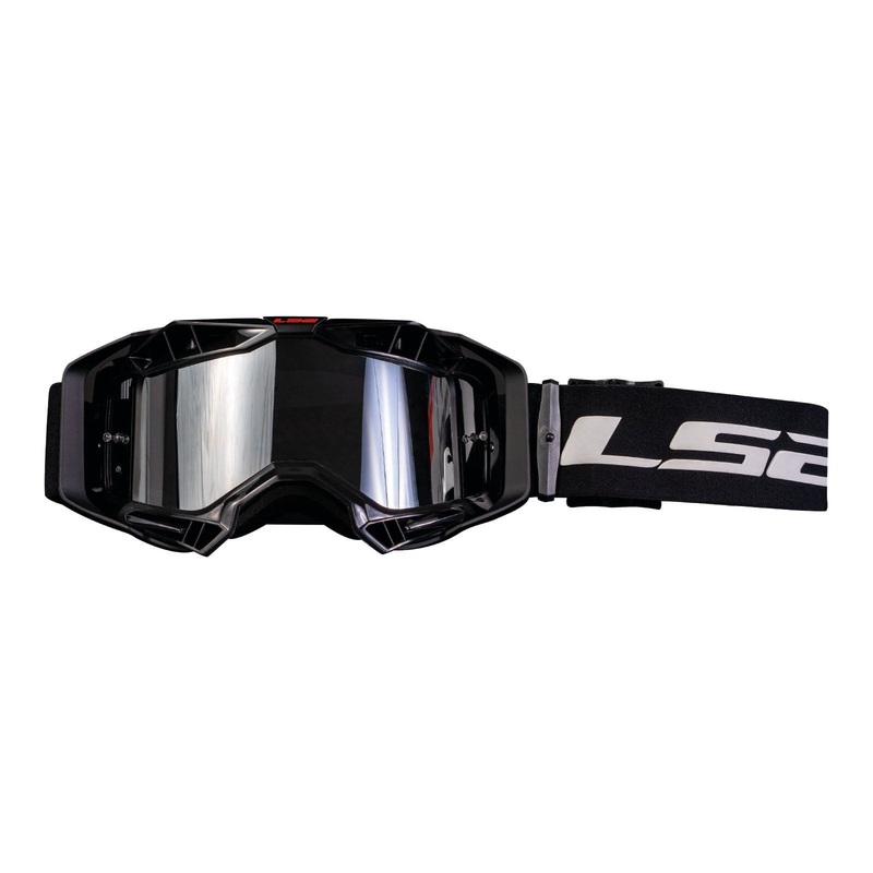 LS2 Aura Pro Goggle – Black with Iridium Lens