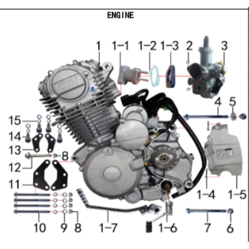 Carburetor – 150DH Gas Dirt Bike