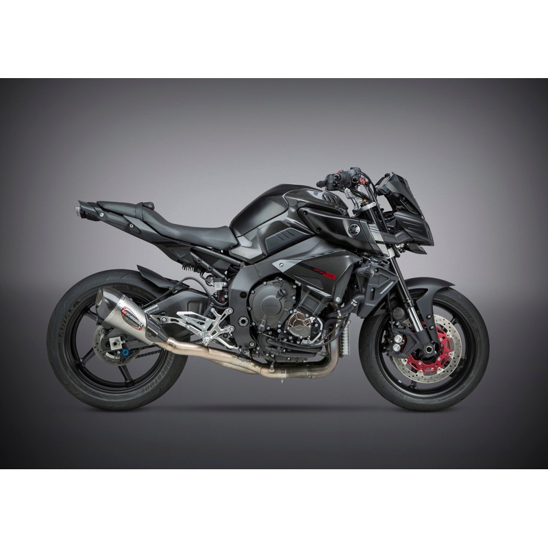 FZ-10 17/MT-10 18-21 Race ALPHA T Stainless 3/4 Exhaust, w/ Stainless Muffler