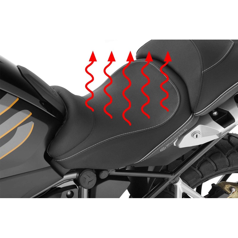 BMW R 1250 GS Ergonomics – Wunderlich “Active Comfort” (Heating) Seat