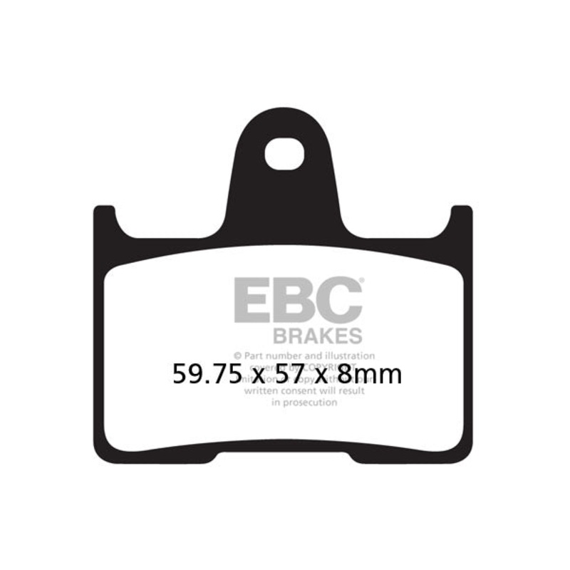 EPFA254HH Fully Sintered  – EBC (Rear)