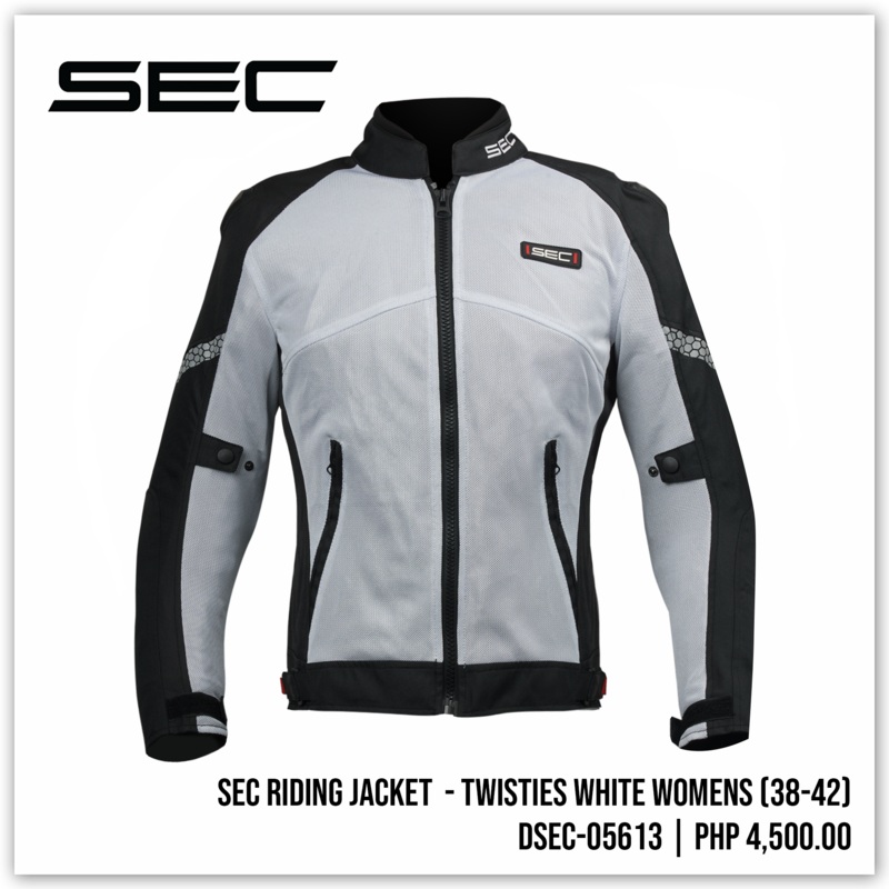 SEC Riding Jacket – Twisties White Womens