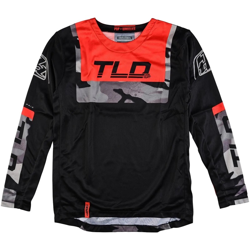 Troy Lee Designs GP Youth Brazen Motocross Jersey Black / Orange