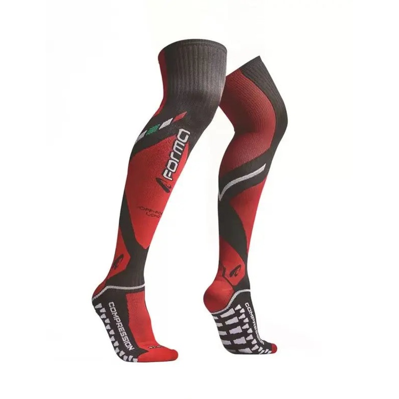 Forma Off-Road Long Compression Socks Red / Black