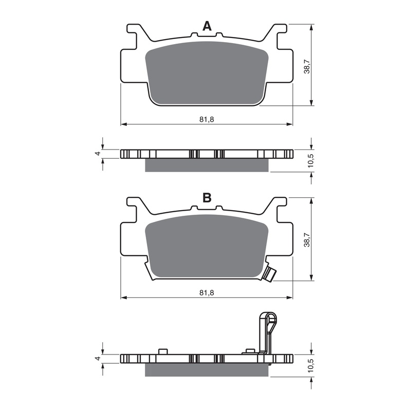 GOLDfren Brake Pads Off-Road Racing GF382 – K5 ( PR524 )