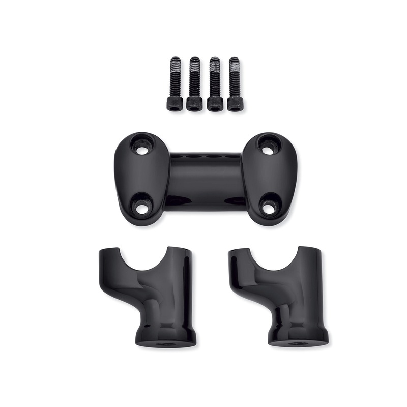 Harley Davidson 55900123 Fat Handlebar Riser Kit KIT,H-BAR MTG/END,CLAMP & RSR,