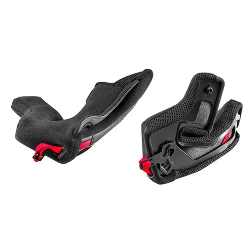 Nolan N80-8 Helmet Cheek Pads Black / Red