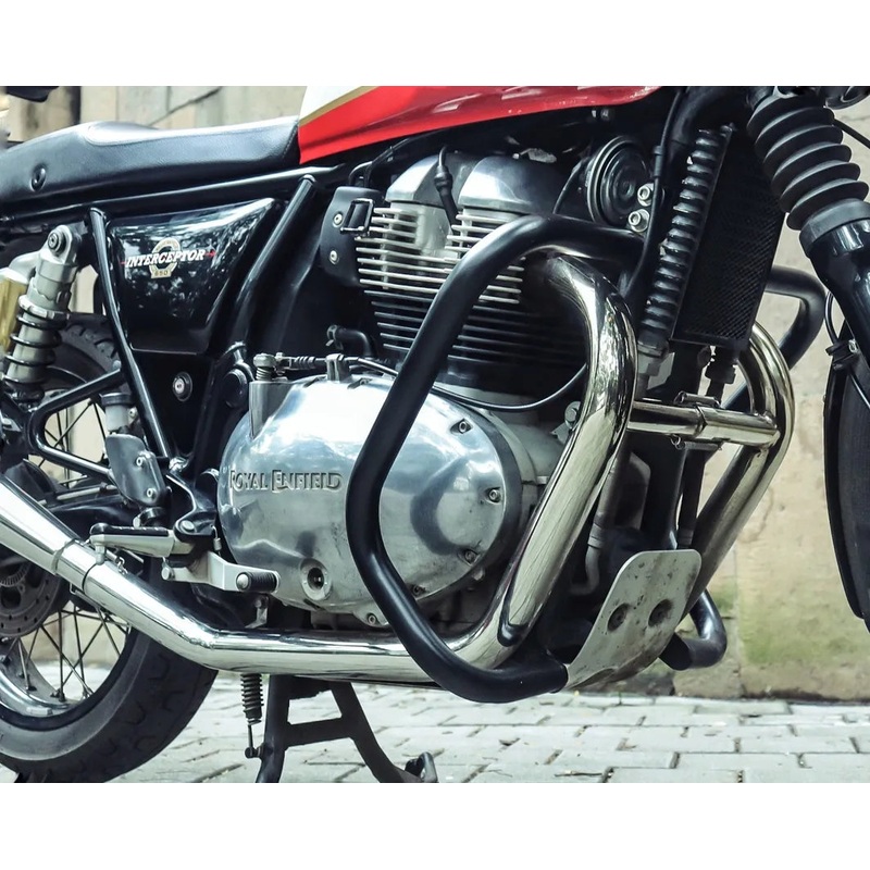 RE 650 2 x 2 Full System Fat Cans – Interceptor / Continental GT EXHAUST