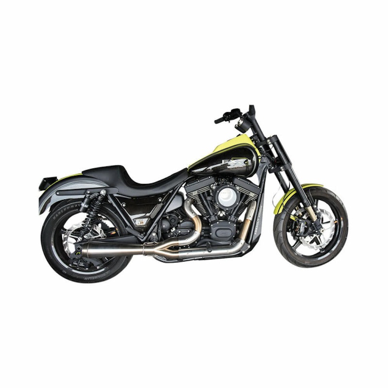 Trask – Assault 2-Into-1 Stainless Exhaust For Harley FXR 1984-2000