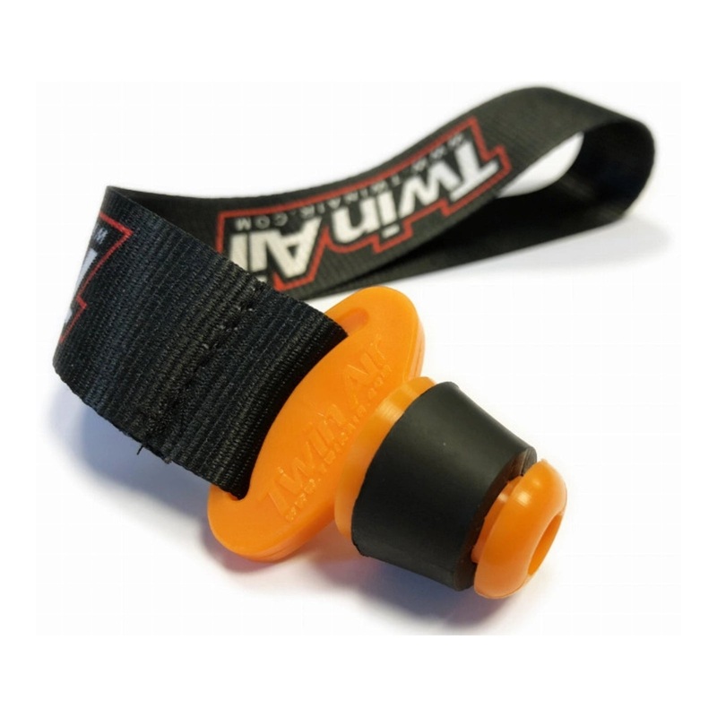 Twin Air Exhaust Plug “Mini”, Diameter 18mm to 21mm (with Strap)