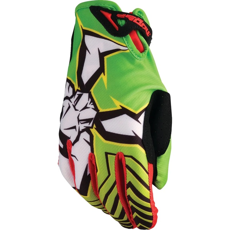 Moose Racing Agroid Pro Gloves Green / Red