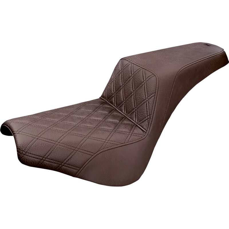 Step Up Front LS Seat, Brown – 18+ Softail (Street Bob FXBB/S, Standard FXST)