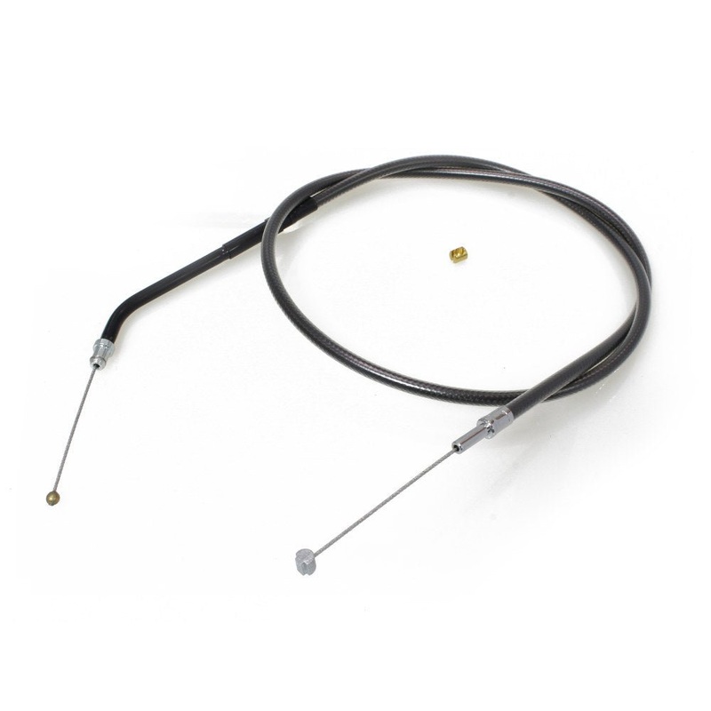 38in. Throttle Cable – Black Pearl. Fits Sportster 1996-2006.
