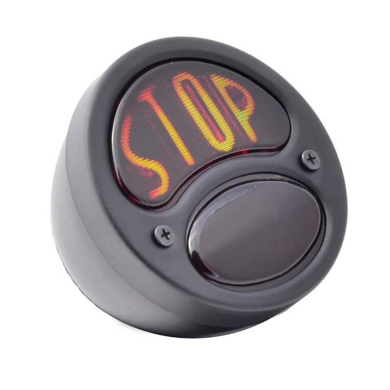 Ford Duo Lamp Model A Motorcycle Tail Light – Black
