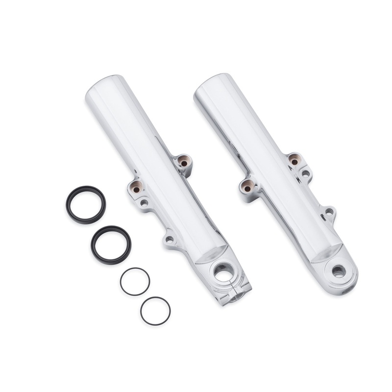Harley Davidson 45500171 Chrome Lower FORK SLIDER KIT – TOURING
