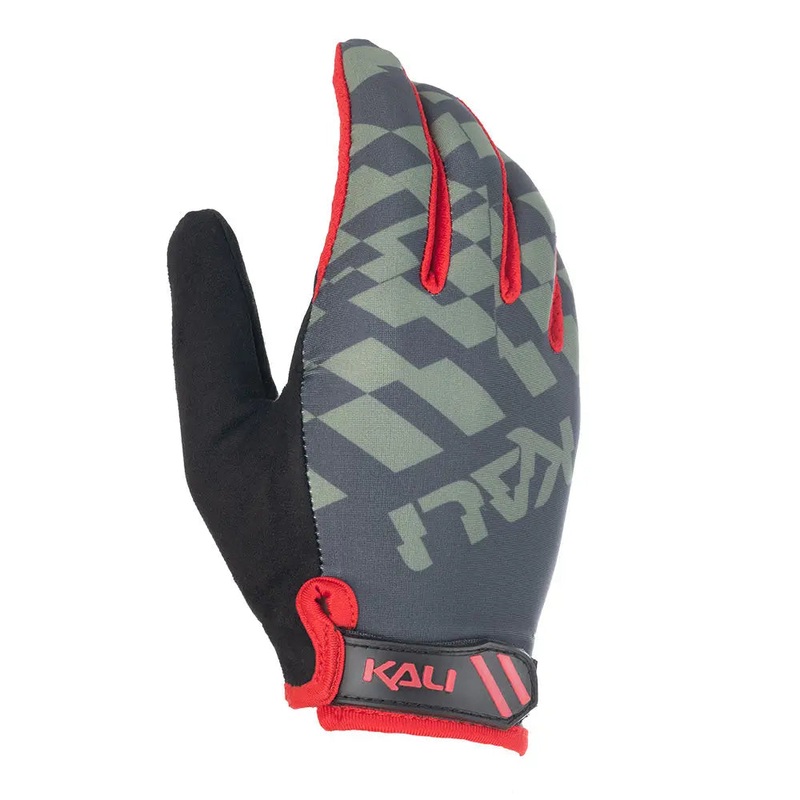 Kali Laguna Cycle Gloves Glitch Moss / Red