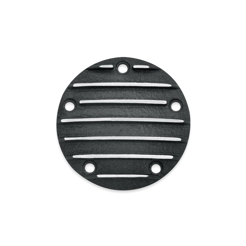 Harley Davidson 32677-01 Black Fin Timer Cover TIMER COVER,FINNED/BLACK