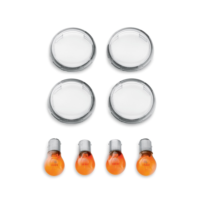 Harley Davidson 69303-02 Bullet Turn Signal Lens Kit KIT,CLEAR LENS TURN SIGNAL,BUL