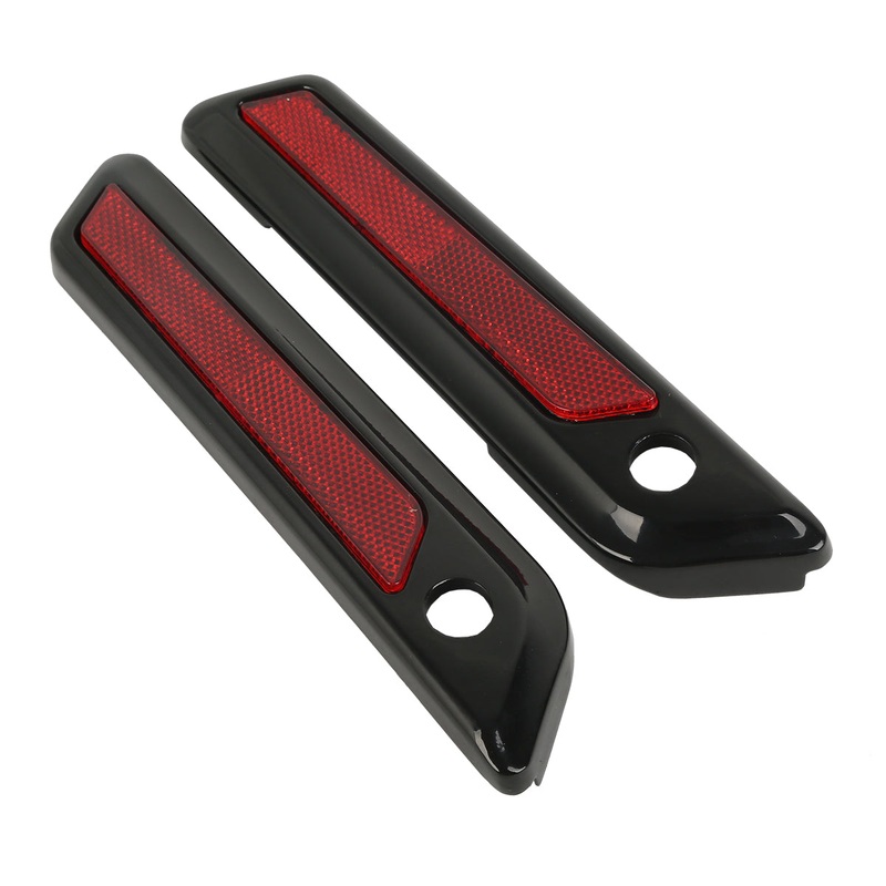HR3 Aluminum Hard Saddlebags Hinge Latch Covers Fit For Harley Touring 2014-2023