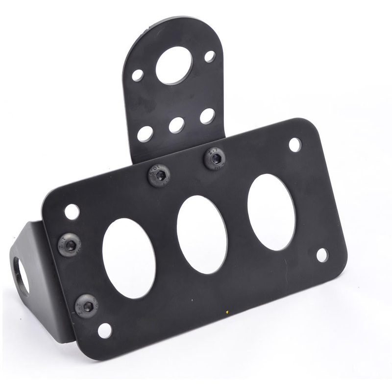 Modular Side Mount License Plate Bracket – Black