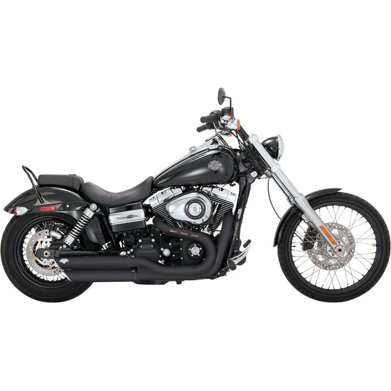 Muffler Twin Slash 3″ Black