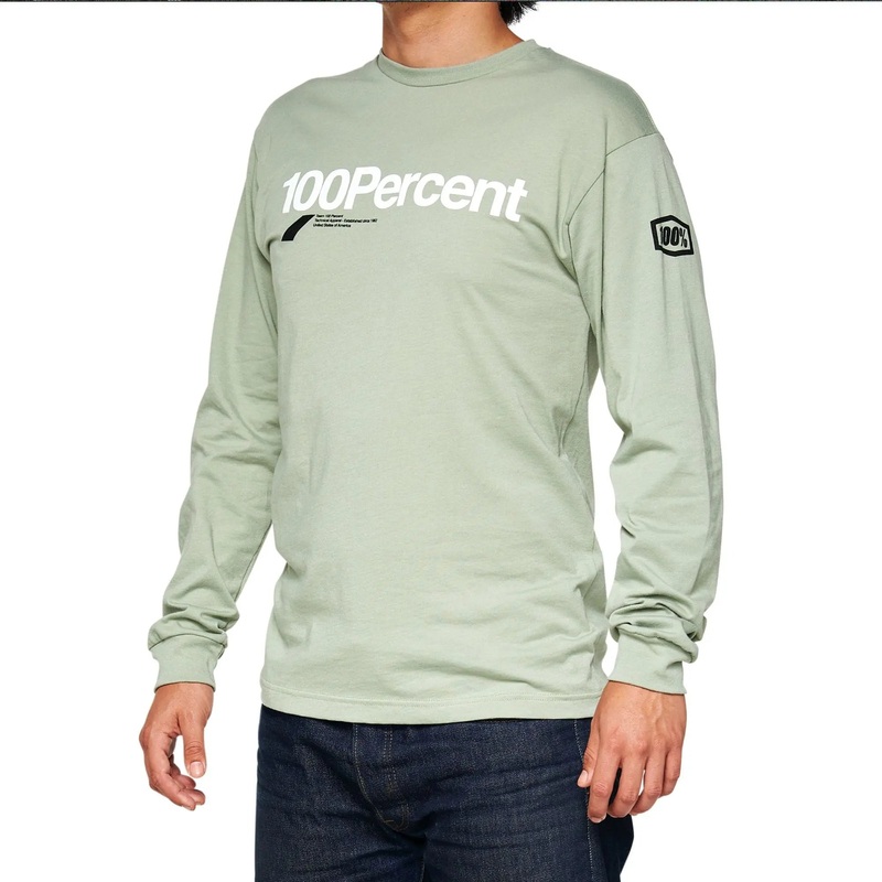 100% Bilto Long Sleeves T-Shirt Slate Green