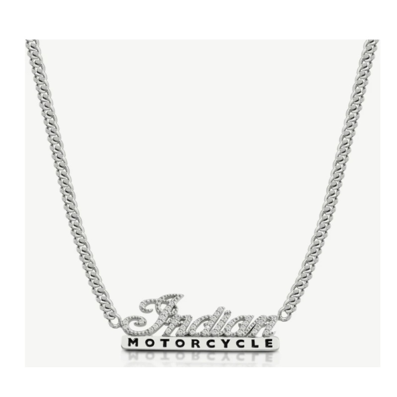 Bling Indian Motorcycle Necklace