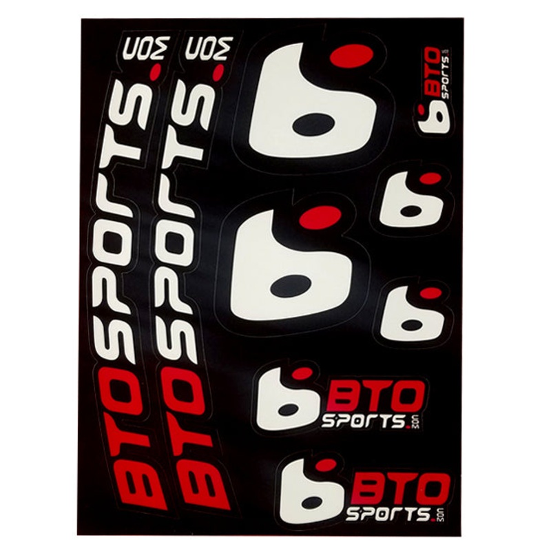 BTO Sports – Front Fender Sticker Sheet
