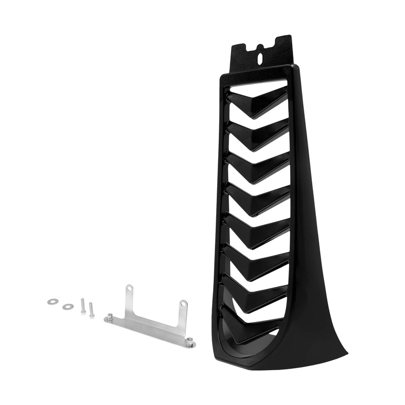 Lower Front Chin Spoiler Black Air Dam Fairing Cover for Harley Softail 2018-2021