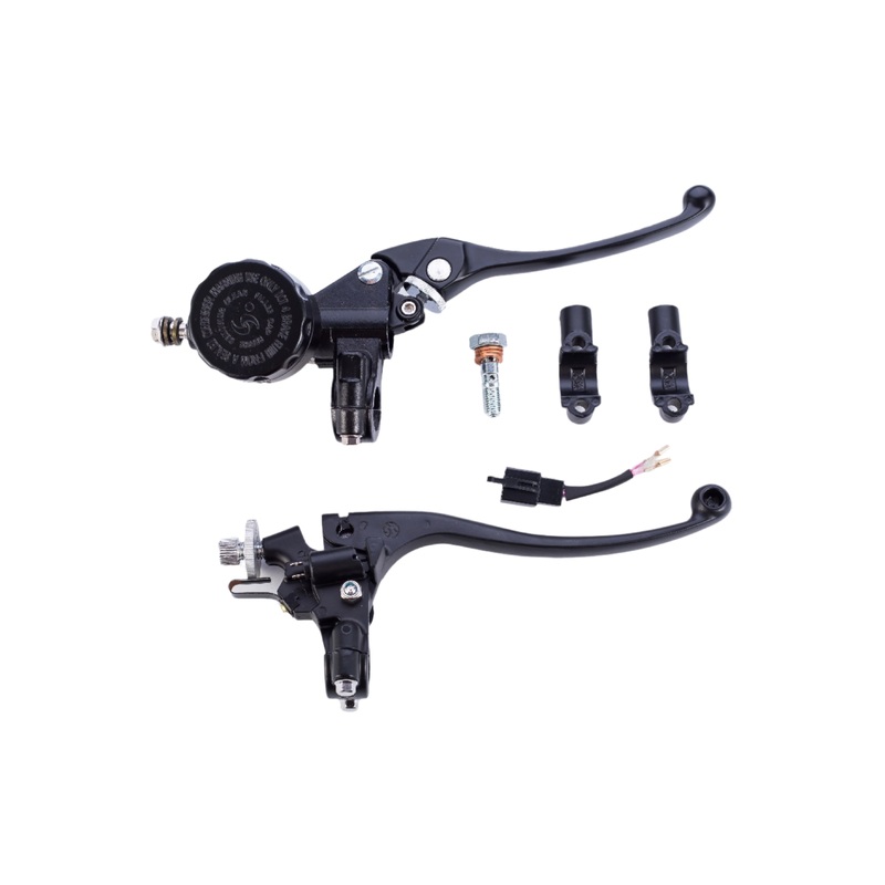 Motorcycle brake + Clutch Lever Black or Chrome 7/8″
