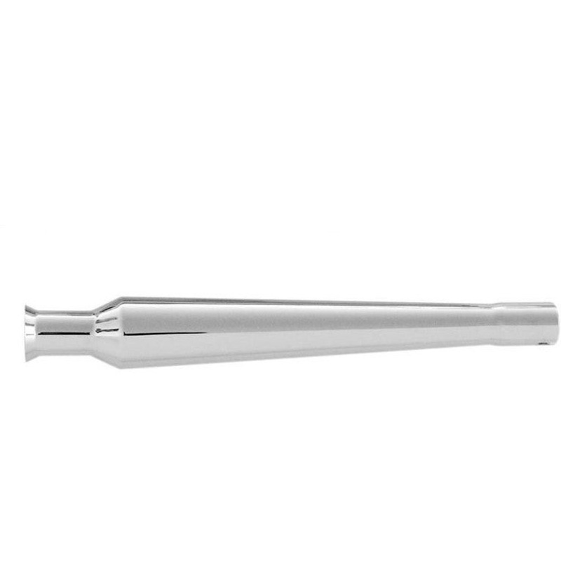 Paughco Short Bell Tip Muffler – 20″ – Chrome
