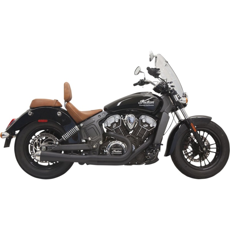 Road Rage 2:1 Short Exhaust System, Black – 14-21 Scoot / Bobber & Sixty