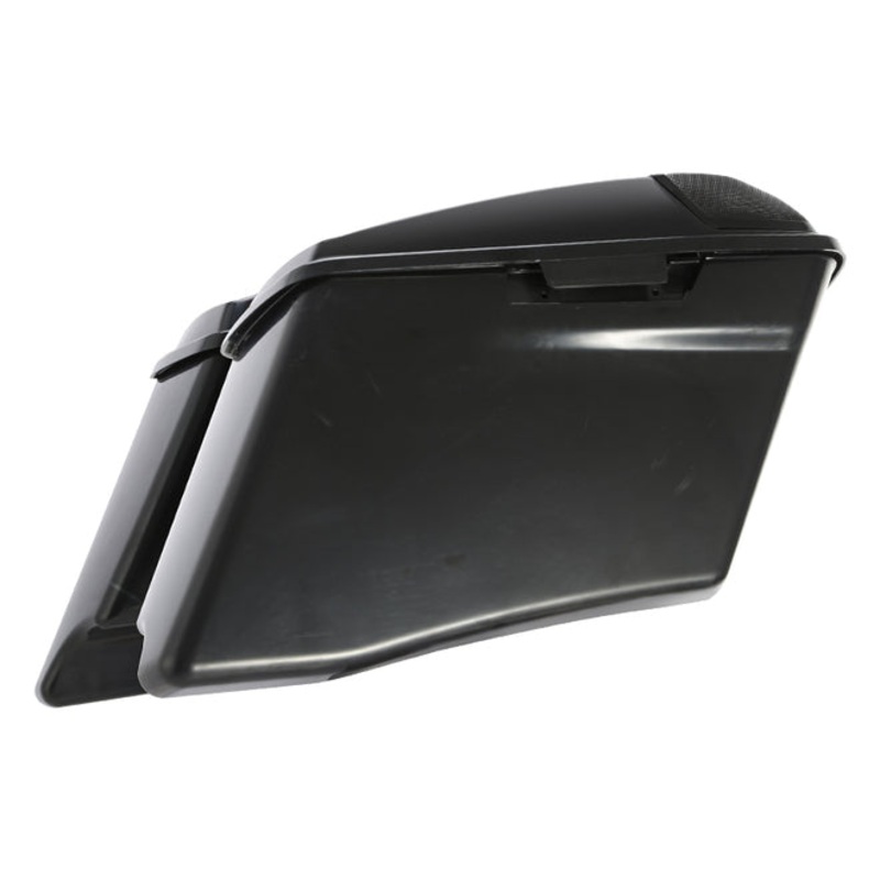 Unpainted CVO Stretched saddlebags with speaker lids For Harley touring 14-23 models