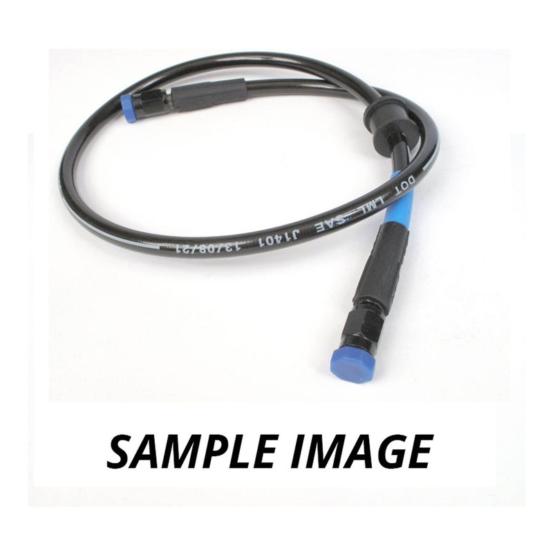 Whites Premade Brake Line – 150mm – (Dark Smoke)