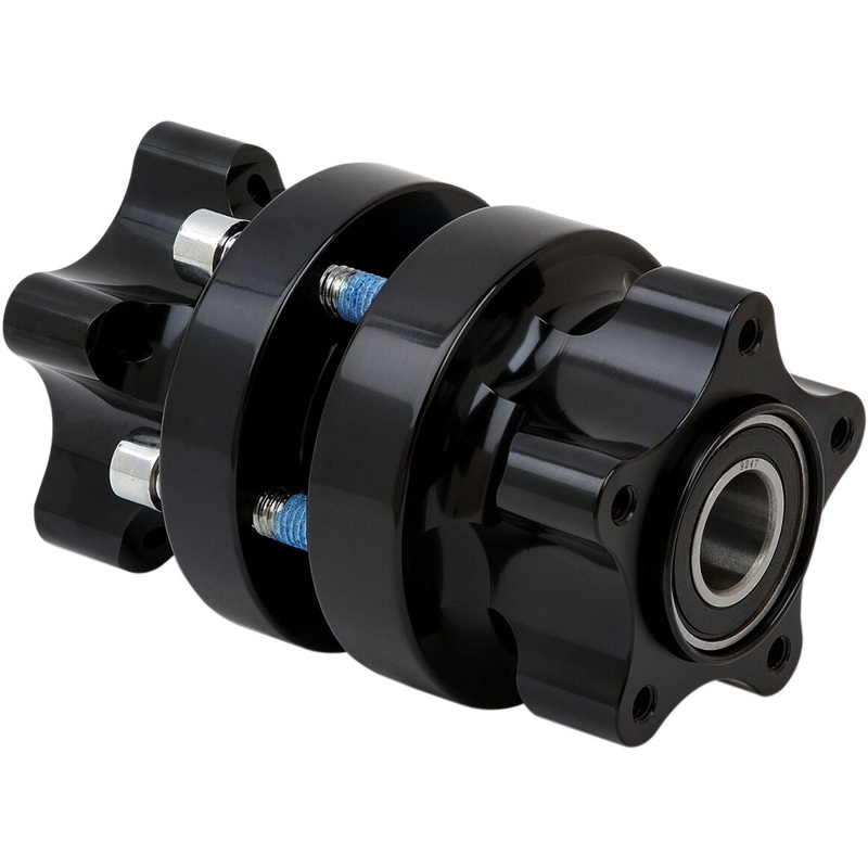 Cartridge Hub Kit for Front Wheels, Black – 18+ Softail Fatbob / Dual Disc