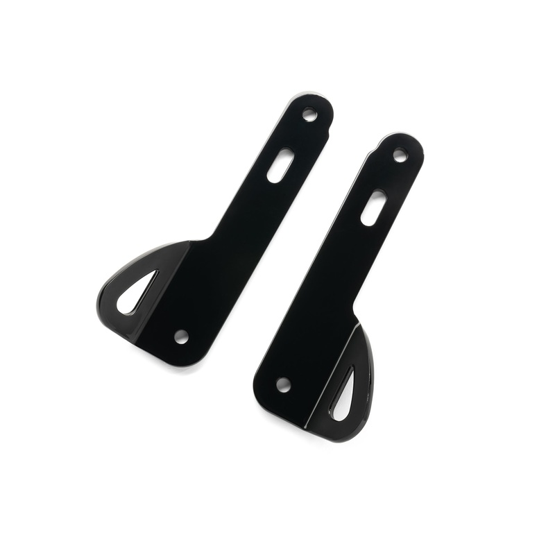 Harley Davidson 93500030 Black Tie-Down Brackets KIT,TIE DN STRP,BRACKETS,BLACK